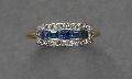 Edwardian Sapphire And Diamond Engagement Ring.